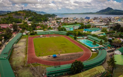 <p><strong>EVENT VENUE.</strong> The Leyte Sports Development Center, the main venue of the upcoming Eastern Visayas Regional Athletic Association Meet, is all set for the conduct of the games on April 24-27, 2023. This is the first full face-to-face school-based sports competition since the pandemic broke out. <em>(Photo courtesy of HJ. Hubilla Aerial Photography)</em></p>