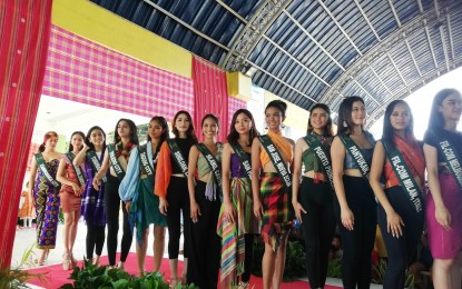 <p>FASHION SHOW. Miss Philippines Earth candidates pose during their fashion show and photo shoot at Barangay Bagtason covered court in Bugasong, Antique on Sunday (April 23, 2023). They wore the patadyong (wrapround garment) in different ways, boosting the products of the Bagtason Loom Weavers Association which hopes to increase sales after the promotional events. (PNA photo by Annabel Consuelo J. Petinglay)</p>
<p> </p>
<p style="color: #0e101a; background: transparent; margin-top: 0pt; margin-bottom: 0pt;"><span style="color: #0e101a; background: transparent; margin-top: 0pt; margin-bottom: 0pt;" data-preserver-spaces="true"> </span></p>
<p><span style="color: #0e101a; background: transparent; margin-top: 0pt; margin-bottom: 0pt;" data-preserver-spaces="true"> </span></p>