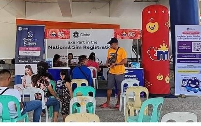 <p><strong>SIM REGISTRATION</strong>. The National Telecommunications Commission holds a facilitated SIM card registration in Anini-y, Antique on April 13, 2023. Regional director Leah Doromal said in an interview Tuesday (April 25) that they have assisted 3,768 subscribers in the province. (<em>Photo courtesy of NTC-6</em>)</p>