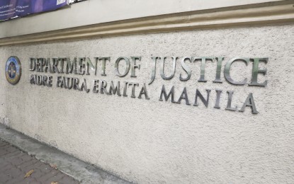 <p>Department of Justice <em>(PNA photo by Yancy Lim)</em></p>