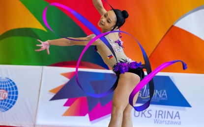 <p><strong>TOP BET.</strong> Vietnam SEA Games bronze medalist Breanna Labadan will lead the country's campaign in 19th Junior and 14th Senior Rhythmic Gymnastics Asian Championships from May 31 to June 3 at the Ninoy Aquino Stadium inside the Rizal Memorial Sports Complex in Malate. The event is a qualifier for the 40th FIG Rhythmic Gymnastics World Championships which will take place in Valencia, Spain on Aug. 23-27, 2023. <em>(Contributed photo)</em></p>