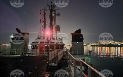 <p>Military research vessel Sv. Sv. Kiril i Metodii (RSV 421) <em>(Photo courtesy of BTA)</em></p>