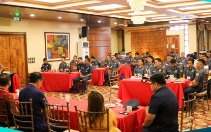 <p><strong>TOURIST COPS</strong>. At least 40 police officers in the province of Catanduanes are undergoing a five-day training starting Tuesday (May 2, 2023) to be equipped with skills and knowledge on being "tourism ambassadors". The police officers will be given an overview of the country's tourism industry. <em>(Photo courtesy of Catanduanes Tourism Office)</em></p>