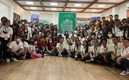 <p><strong>CAVE CONSERVATION</strong>. Students from three schools in Antique attend a lecture as part of the Cave Month celebration in Antique on April 28, 2023. Antique Provincial Board Member Pio Jessielito Sumande, Sr. said on Wednesday (May 3, 2023) that students will be organized as cave advocates to help in the conservation and protection of natural resource. (<em>PNA photo courtesy of Antique Environment and Natural Resources Office</em>)</p>