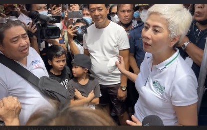 <p>Manila Mayor Honey Lacuna-Pangan <em>(Screengrab from Manila PIO Facebook live video)</em></p>