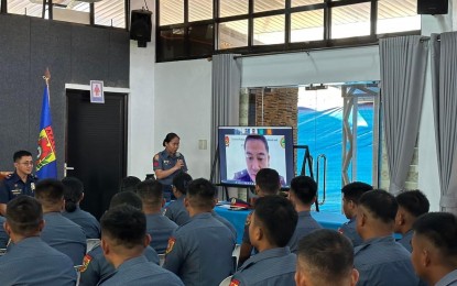 <p><strong>BACK TO SCHOOL</strong>. Uniformed personnel attend training on crime investigation in Luna, Apayao on Tuesday (May 2, 2023). Fifty participants from the Philippine National Police and other uniformed personnel are attending the 45-day training at the Apayao Eco-Tourism Sports Complex in Barangay San Gregorio. <em>(Photo courtesy of the Apayao PNP)</em></p>