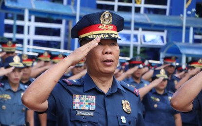 <p>Newly-installed Philippine National Police Eastern Visayas Regional Director Brig. Gen. Vincent Calanoga. <em>(PNP Region 8 photo)</em></p>