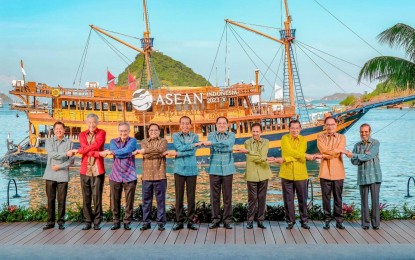 <p><strong>UNITED.</strong> Leaders of the Association of Southeast Asian Nations pose for photo op during the retreat session of the 42nd ASEAN Summit in Labuan Bajo, East Nusa Tenggara on Thursday (May 11, 2023). ASEAN leaders (from left) President Ferdinand R. Marcos Jr. (the Philippines), Prime Minister Lee Hsien Loong (Singapore), Deputy PM and Foreign Affairs Minister Don Pramudwinai (Thailand), PM Pham Minh Chinh (Vietnam), President Joko “Jokowi” Widodo (Indonesia), PM Sonexay Siphandone (Laos), Sultan of Brunei Darussalam Sultan Haji Hassanal Bolkiah, PM Samdech Akka Moha Sena Padei Techo Hun Sen (Cambodia), PM Anwar Ibrahim (Malaysia) and Prime Minister Taur Matan Ruak (Timor Leste). <em>(Photo from Bongbong Marcos FB page)</em></p>