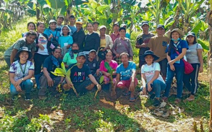 <p><strong>CAPACITY BUILDING</strong>. At least 75 farmers from three towns in the Caraga region who will benefit from the PHP4.2 million banana project of the Special Area for Agricultural Development program of the Department of Agriculture. The farmers completed on Wednesday (May 10, 2023) a six-day training on good practices for banana production. <em>(Photo courtesy DA-13)</em></p>