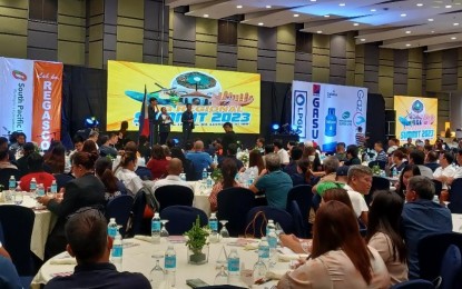 <p><strong>LPG SUMMIT.</strong> Liquefied Petroleum Gas (LPG) industry players in Central Visayas converge in Cebu City to participate in the first LPG Regional Summit from May 10-11, 2023. Department of Energy-Oil Industry Management Bureau Director Rino Abad on Thursday (May 11) said LPG players in Central Visayas who are holders of standards compliance certificates need to convert these to registration or license to operate to legally continue with their business. <em>(PNA photo by John Rey Saavedra)</em></p>