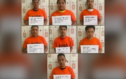 <p><strong>ILLEGAL PETROLEUM</strong>. Authorities arrest seven persons illegally selling some PHP1 million worth of petroleum products in Davao City on Monday (May 8, 2023). They were caught refilling and selling petroleum products without any Department of Energy license or permit. <em>(Photo courtesy of PNP)</em></p>