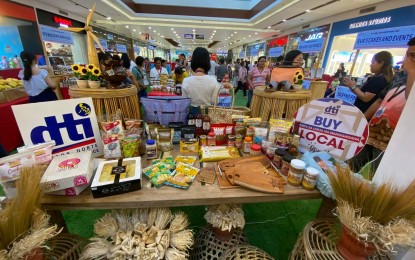 <p><strong>LOCAL PRODUCTS.</strong> Products on display at the 15th Summer Trade Fair at the  Robinsons Place Ilocos. Organized by the DTI, the event runs for seven days until May 23, 2023. <em>(Photo courtesy of Emma Joyce Guillermo)</em></p>