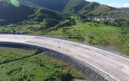 <p><strong>MORE FUNDS</strong>. A portion of the Tacloban City Bypass Road extension project. At least PHP10.48 billion more is needed to fully complete the extension of the multi-year road project, the Department of Public Works and Highways (DPWH) said on Wednesday (May 17, 2023). (<em>Photo courtesy of DPWH-8)</em></p>