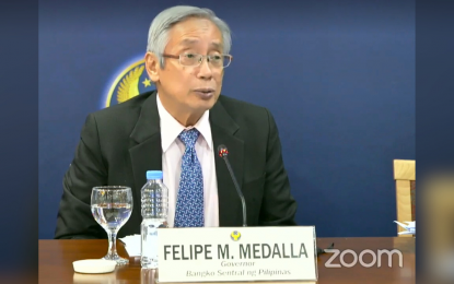 <p>Bangko Sentral ng Pilipinas (BSP) Governor Felipe Medalla <em>(PNA file photo)</em></p>