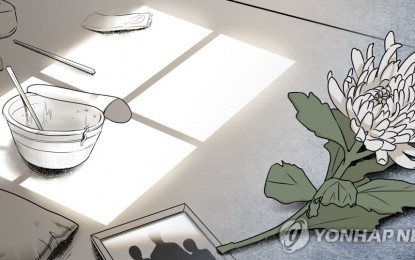 <p>This illustration depicts a lonely death. <em>(Yonhap)</em></p>
