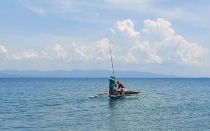 <p><strong>A DAY'S CATCH</strong>. Fishermen out in the sea in E.B. Magalona, Negros Occidental. The province’s “blue crab capital” issued on Monday (May 22, 2023) a reminder against harvesting undersized and gravid blue swimming crabs for the protection and conservation of marine species. <em>(File photo courtesy of E.B. Magalona PIO)</em></p>