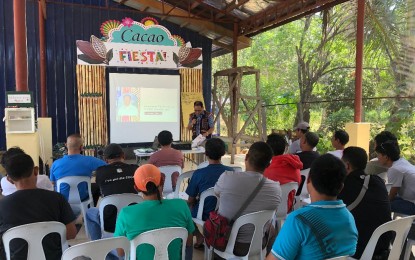 <p><strong>FOREST GUARDS.</strong> Some 20 members of the indigenous people from Tarragona town and Mati City in Davao Oriental province join the forest guard training on May 15-16, 2023. The training focuses on their roles, responsibilities, and basic environmental laws. <em>(Photo courtesy of BaiAni Foundation/Kennemer Eco Solutions)</em></p>