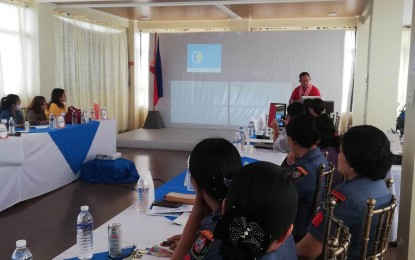 <p><strong>ORIENTATION</strong>. Commission on Human Rights Promotion and Education Division chief Christopher Montaño talks about the Special Protection of Children in Situations of Armed Conflict Act in San Jose de Buenavista on Thursday. Montaño said there is a need for local government units to have a holistic program for CSAC. (<em>PNA photo by Annabel Consuelo J. Petinglay</em>)</p>
<p><span data-preserver-spaces="true"> </span></p>