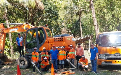 <p><strong>TYPHOON READY.</strong> The Department of Public Works and Highways deploys quick response personnel and equipment along the Pinagpanaan-Rizal-Pantabangan Road in Barangay Cambitala, Pantabangan, Nueva Ecija province on Friday (May 26, 2023) in preparation for Super Typhoon Betty (Mawar). The road is a major thoroughfare in Nueva Ecija with high susceptibility to mudslides. <em>(Photo courtesy of the DPWH Region III)</em></p>