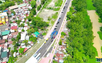 <p><strong>INFRA BOOM.</strong> Aerial shot of the access road which is part of the flood risk management project funded by the Japan International Cooperation Agency in Cagayan de Oro City. On Friday (May 26, 2023), the project was opened to the public. <em>(Photo courtesy of CDO CIO)</em></p>