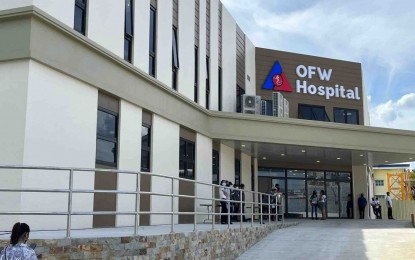 <p>OFW Hospital<em> (Photo courtesy of PIA)</em></p>