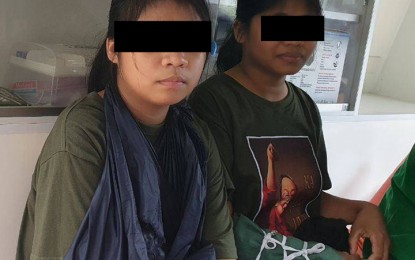 <p><strong>FEMALE FIGHTERS</strong>. A female leader of the New People's Army (NPA) and two others, who are still recuperating from gunshot wounds, separately surrendered to the military amid offensives against the group in Kampo Ranaw, Marawi City, and Barangay Litapan, Josefina, Zamboanga del Sur, on Sunday (May 28, 2023). They surrendered through the efforts of the military and police forces in Lanao del Sur and Zamboanga del Sur provinces. <em>(Photo courtesy of 1st Infantry Division)</em></p>