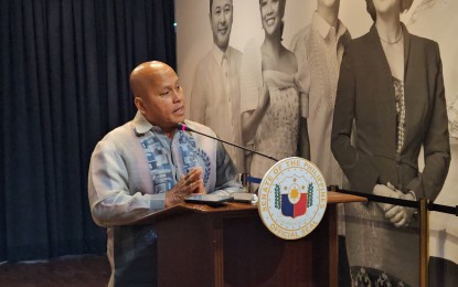 <p><strong>REOPENING OF DEGAMO PROBE.</strong> Sen. Ronald "Bato" dela Rosa, who chairs the Committee on Public Order and Dangerous Drugs, expresses on Tuesday (May 30, 2023) his willingness to reopen the investigation of the murder of former Negros Oriental Gov. Roel Degamo after suspects and witnesses to the crime recanted their testimonies. This was also Dela Rosa’s response to the manifestation made by Sen. Alan Peter Cayetano urging his committee to reopen the probe.<em> (PNA photo by Wilnard Bacelonia) </em></p>