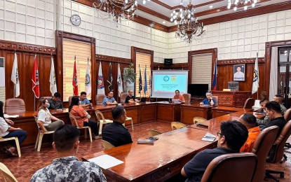 <p><strong>OPERATIONAL RESPONSE</strong>. Representatives from various government agencies attend a response cluster meeting at the Capitol Building on Monday (May 30, 2023). Operational response plan were discussed during the meeting. <em>(Photo courtesy of the Ilocos Norte government)</em></p>