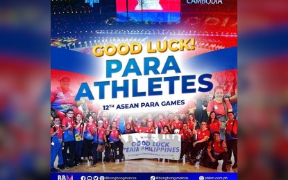 PBBM wishes Cambodia-bound PH para athletes ‘best of luck’