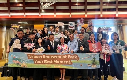 <p><span class="s8"><strong>MARKETING TAIWAN.</strong> Representatives from Taiwan Amusement Park Association</span><span class="s8"> pose for a photo during the </span><span class="s8">promotion conference in Manila, Philippines on June 2.  Taiwan is targeting 320,000 tourists from the Philippines this year. </span><em><span class="s8">(P</span><span class="s8">h</span><span class="s8">oto Courtesy of </span><span class="s8">Taiwan Tourism Bureau</span><span class="s8">)</span></em></p>