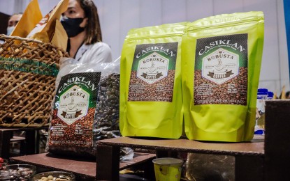 <p><strong>LOCAL PRODUCTS.</strong> The Casiklan Wheels Farmers Association, Inc. (CAWFAI) from Barangay Casiklan, Las Nieves town, Agusan del Norte province, is among the two farmer’s organizations from the Caraga Region that featured its local coffee products during the Philippine Coffee Expo 2023 held at the World Trade Center in Pasay City from June 2-4, 2023. The other organization is the San Nicolas Development Cooperative from Tagbina town, Surigao del Sur province. <em>(Photo grabbed from DA-13 Facebook Page)</em></p>