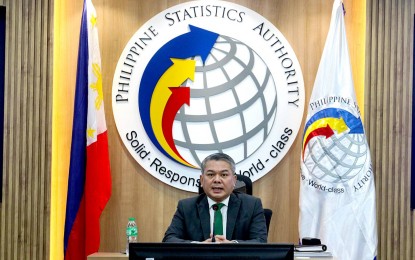 <p>National Statistician Dennis Mapa<em> (PNA photo by Joan Bondoc)</em></p>