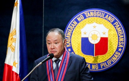 <p>Defense Secretary Gilberto "Gibo" Teodoro Jr. <em>(PNA photo by Joan Bondoc)</em></p>