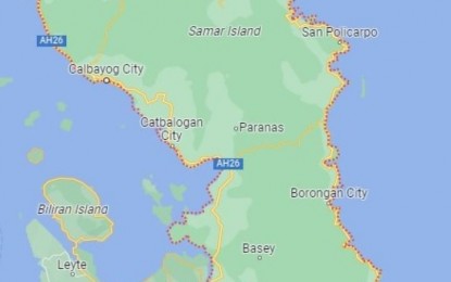 <p>Map of Samar Island <em>(Google image)</em></p>