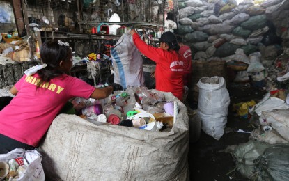 <p><strong>PLASTICS</strong>. The Philippines utilizes and collects around 160 million plastic wastes daily, according to the Department of Environment and Natural Resources.  DENR Secretary Maria Antonia Yulo-Loyzaga on Wednesday (Aug. 2, 2023) cited he need to recycle these wastes into other uses. <em>(PNA file photo) </em></p>