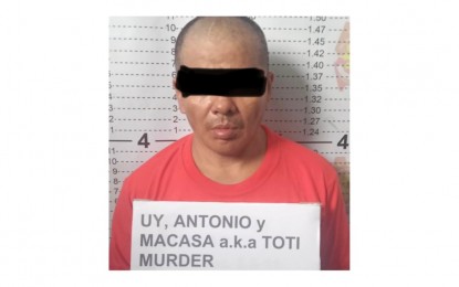 <p><strong>MOST WANTED</strong>. A mugshot of Antonio Macasa Uy, 49, the number one most wanted person on the list of Bacolod City Police Office, who was arrested by city police operatives in Barangay 2 on Wednesday afternoon (June 14, 2023). Facing a murder case, he was issued a warrant of arrest by Presiding Judge Phoebe Gargantiel-Balbin of the Regional Trial Court Branch 45 on Aug. 31, 2022. <em>(Photo courtesy of Bacolod City Police Office)</em></p>