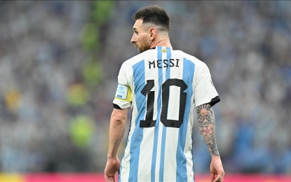 <p>Lionel Messi (10) of Argentina.  <em>(Anadolu)</em></p>