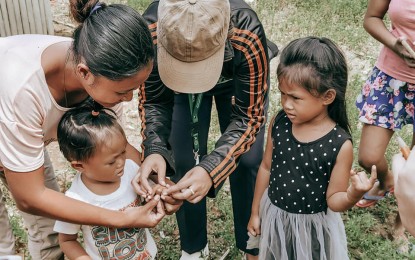 <p><strong>RIGHT TO GOOD HEALTH.</strong> Representatives of the Department of Health conduct monitoring in line with the implementation of the measles-rubella and oral polio vaccine supplemental immunization activity in Lemery town, Iloilo province in this May 2023 photo. The municipality reported an accomplishment rate of 104.82 percent, surpassing its 95 percent target. <em>(Photo courtesy of Lemery Rural Health Unit Facebook)</em></p>