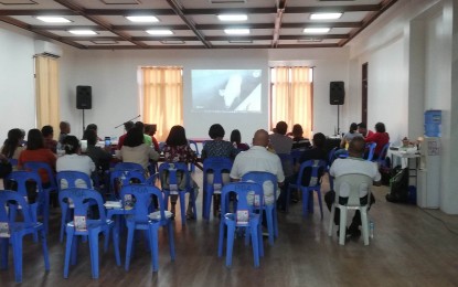 <p><strong>CONSULTATIVE MEETING.</strong> Barangay officials and Municipal Agriculture Officers in Antique gather for a consultative meeting amid the reported cases of suspected African swine fever (ASF) in the town of Hamtic on Monday. Antique Vice Governor Edgar Denosta said in an interview Monday (June 19, 2023) that barangay officials have a crucial role in preventing the spread of ASF in their barangays. (<em>PNA photo by Annabel Consuelo J. Petinglay</em>)</p>