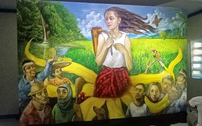 <p><strong>ARTWORK.</strong> The painting done by renowned artists during a three-day workshop in Kananga, Leyte last June 15-17, 2033. The town is stepping up its promotion through artwork as part of its 73rd founding anniversary celebration this month. <em>(Photo courtesy of Kananga Tourism)</em></p>