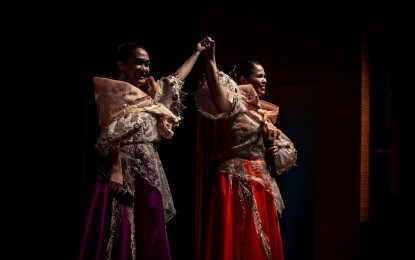 <p><strong>SINGING PROWESS. </strong>The duo Nightingales performs in Morocco for an Independence Day concert as part of efforts to bridge relations between the Philippines and Morocco through culture. The concert, organized by the Philippine Embassy in Rabat, was held on June 14, 2023 at Bibliothèque Nationale du Royaume du Maroc (National Library of the Kingdom of Morocco) and also featured an exhibit by Moroccan artist and photographer Mohamed Tazi.<em> (Photo courtesy of Philippine Embassy in Rabat)</em></p>