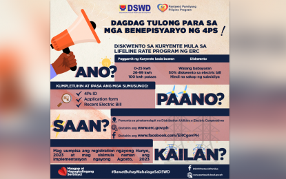 <p><strong>LIFELINE RATE.</strong> The Department of Social Welfare and Development in the Davao Region (DSWD-11) and the Davao Light and Power Company (DLPC) have joined hands for the implementation of a lifeline power rate for indigenous communities in the franchise area of the power firm in the region. The lifeline rate provides subsidies to qualified low-income electricity utility consumers, especially the Indigenous Peoples population, under DLPC’s area of coverage.<em> (Infographics courtesy of DSWD-11)</em></p>