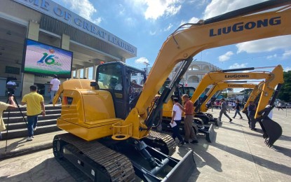 Batac gets 4 backhoes to clear waterways, idle lots for gardening