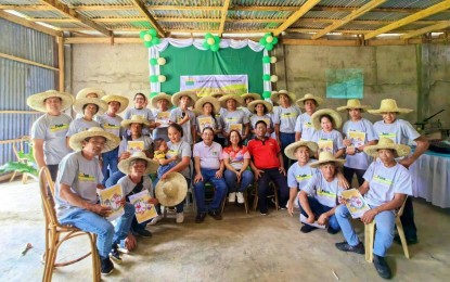 <p><strong>FARM BUSINESS SCHOOL.</strong> Members of the Lay Minister Farmers Consumers Cooperative (LMFCC) based in Senator Ninoy Aquino municipality pose with DAR-Sultan Kudarat officials after completing the Farm Business School (FBS) training on Saturday (June 24, 2023). The training is aimed to increase farm productivity and profitability for the growth of their organization.<em> (Photo courtesy of DAR Sultan Kudarat)</em></p>