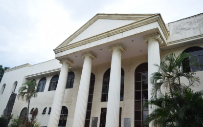 <p>The legislative building of the Palawan Sangguniang Panlalawigan <em>(Photo by Izza Reynoso) </em></p>