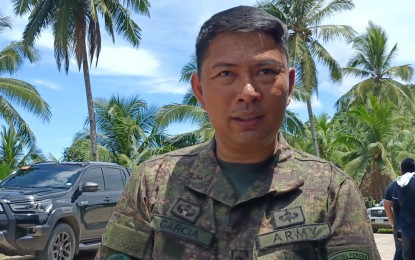 <p>Lt. Col. Rudyard Garcia, commander of the Philippine Army's 52nd Infantry Battalion. <em>(PNA photo by Roel Amazona)</em></p>