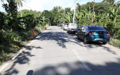 <p><strong>ARGAO ROAD.</strong> The PHP49.2-million Canbanua-Jomgao-Panadtaran road network in Argao, a southern town in Cebu known for hablon fabric and torta delicacy. Governor Gwendolyn Garcia on Wednesday (July 5, 2023) said the Canbanua-Jomgao-Panadtaran road network and the PHP8.5 million Argao port road project are expected to boost the town's economy. <em>(Photo courtesy of Cebu Capitol PIO)</em></p>