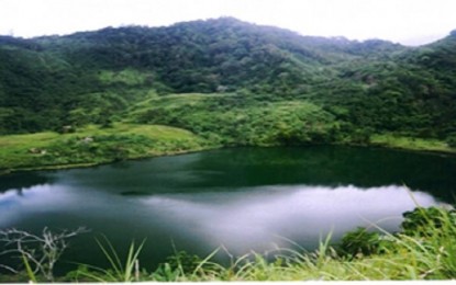 <p><strong>TOURIST DESTINATION</strong>. Tinagong Dagat, a lake situated on a high plateau with an elevation of some 2,000 feet above sea level in the remotest Barangay Cabatangan of Lambunao, taken in 2005. Lambunao tourism officer Jennifer Osorio, in a phone interview on Wednesday (July 5, 2023) said that they will have it developed as an ecotourism destination. <em>(PNA photo courtesy of Lambunao Tourism)</em></p>