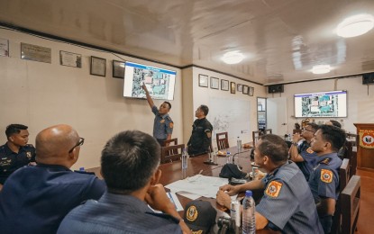 <p><strong>POST MORTEM.</strong> Police Regional Office-Bicol and Naga City Police Office meet on Friday (July 7, 2023) to investigate the details of the previous day’s shooting incident that claimed the life of Patrolman Ronnie Revereza Jr. and two others in Naga City. Suspect Eric Sison, who first fired at a delivery rider that prompted Revereza to respond, was neutralized by authorities. <em>(Photo courtesy of PNP-Bicol)</em></p>