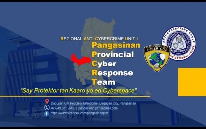 <p><strong>CYBER POLICE. </strong>The Pangasinan Provincial Cyber Response Team urges Pangasinenses to report to them any cyber crime incidents. In a forum on July 11, the team leader Lt. Sharmaine Labrado said since their team was formed in February up to June 10, they already recorded 80 cybercrime incidents in the province. <em>(Photo courtesy of PPCRT Facebook page)</em></p>